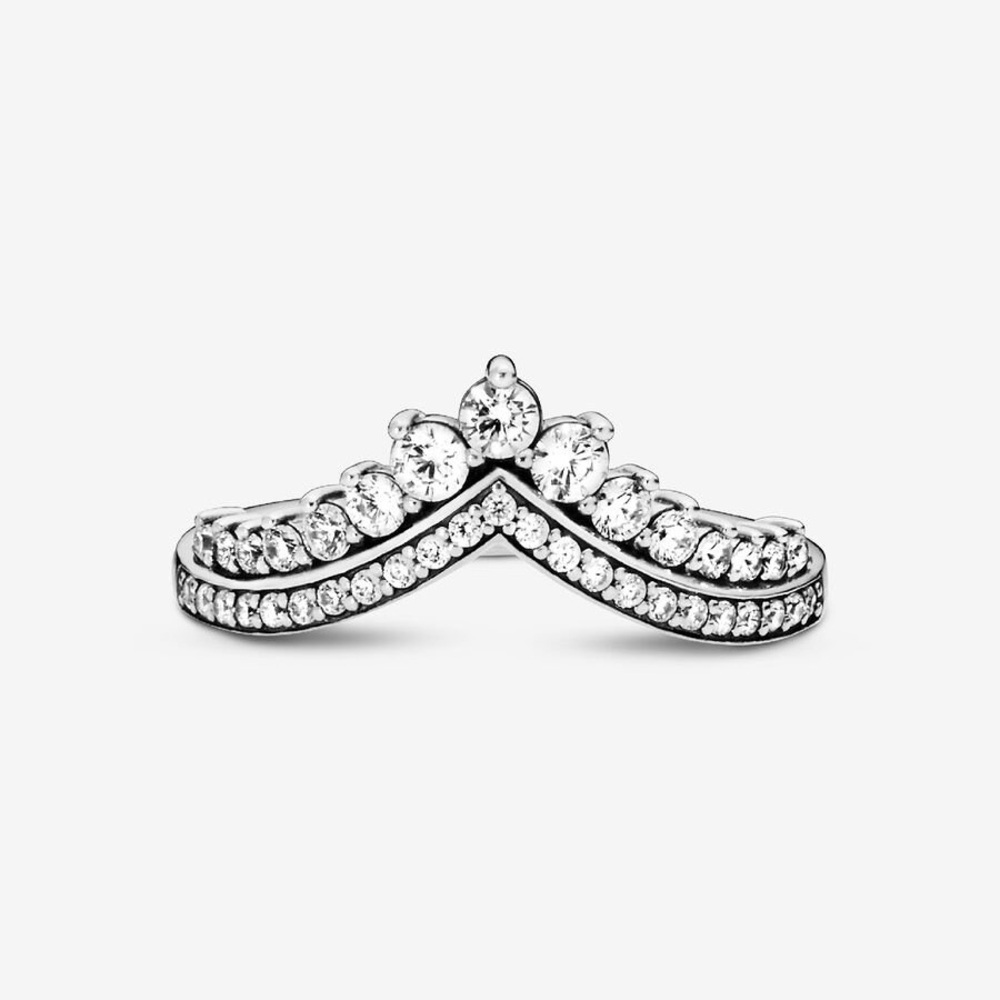✨BNWT - Pandora Princess Wishbone Ring Sterling Silver - size 9✨
